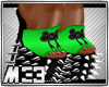 [M33]spiked heels green