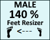 Feet Scaler 140%