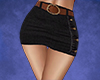 Black Jean Skirt