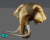 Gold Elephant head