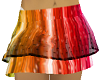mini skirt rainbow