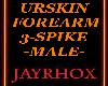 URSKIN FOREARM 3-SPIKE M