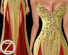 *Aphrodite Gold&Red gown
