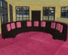 Couch Black and Pink