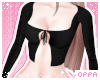 ୨୧ cute top | black