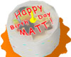 Matt's Birthday cake