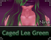 -N- Caged Green Lea Hair