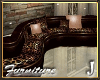 JA* Brown Leopard Sofa S