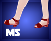 MS Child Heels Red