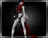b red duple dress