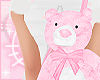 pink teddy bag ♡