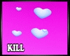 Floating Blue Hearts