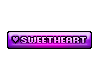 SWEETHEART tag