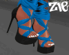 Reaper Strappy Heels BLU