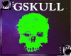 Green Skull Particles