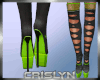 Knee High Boots Green LC