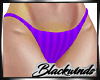 Purple Striped Thong