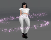 black/pink sparkles
