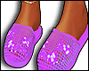 granny slippers purple