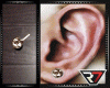 CR7 GOLD SMALL STUDS