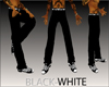 (CB) BLACK-WHITE PANTS