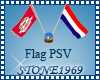 Crossed flags PSV