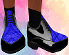 Blue & Black Plaid Shoes