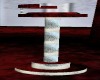 (Caine69) Red Bar Stool