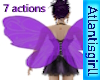 Purple Butterfly Wings