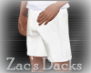 [ZAC] Chino Shorts White