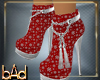 Red Snowflake Boots