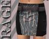 Rage zebra skirt