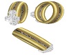 GoldDia Engagement Ring