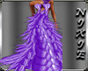 NIX~Purple Feather Gown