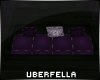 Purple Zebra Couch