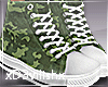 ✘Camo Green Sneakers