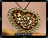 *S Leopard Necklace