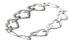 Silver Heart Bracelot