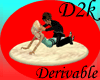 D2k-Romantic pose rug