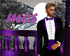 Luxurious Tuxedo Purple
