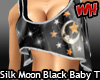Silk Moon Black Baby T