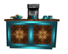 Bronze/Blue Coffee Cente