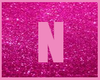 Pink Letter N