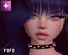 baddie onyxblue + bangs