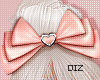 !!D Head Bow Peachy