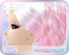 H| Mira* Hair White Pink