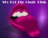 80s Hot Lip Chair Pink