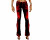 shadow red jeans