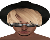 Justin-Blk Hat-Blonde