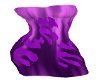 Foxie's purple dress